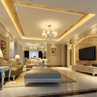 四居室吊頂裝修效果圖 打造住宅室內裝飾裝修的藝術空間